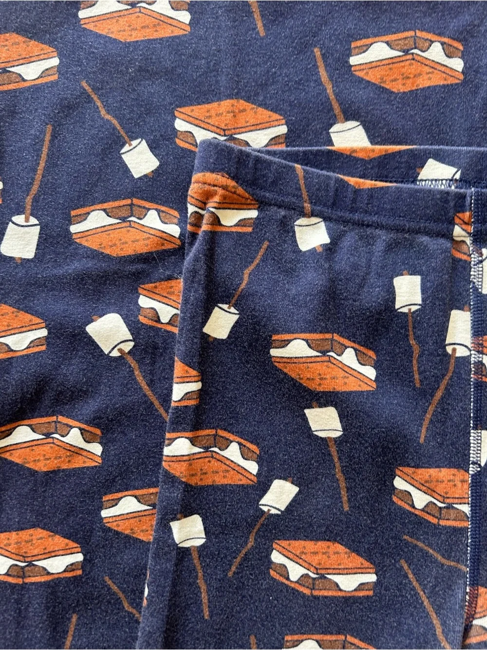 Hanna Andersson Navy S'mores Short Pajama Set size 160/US14